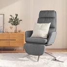 Graden draaibare relaxstoel voor ultiem zitcomfort in elke kamer - Lichtgrijs / 1 / Met voetensteun - Fauteuils &