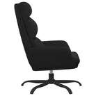 Graden draaibare relaxstoel voor ultiem zitcomfort in elke kamer - Zwart / 1 / Zonder voetensteun - Fauteuils &