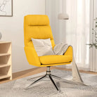 Graden draaibare relaxstoel voor ultiem zitcomfort in elke kamer - Mosterdgeel / 1 / Zonder voetensteun - Fauteuils &