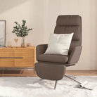 Graden draaibare relaxstoel voor ultiem zitcomfort in elke kamer - Taupe / 1 / Met voetensteun - Fauteuils &