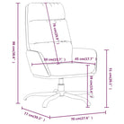 Graden draaibare relaxstoel voor ultiem zitcomfort in elke kamer - Zwart / 1 / Zonder voetensteun - Fauteuils &