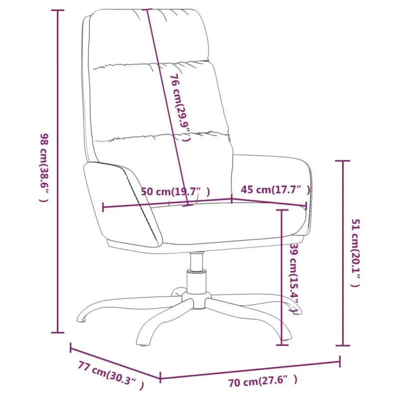 Graden draaibare relaxstoel voor ultiem zitcomfort in elke kamer - Zwart / 1 / Zonder voetensteun - Fauteuils &