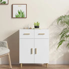 Graues Sonoma dressoir met trendy ontwerp en gemakkelijk schoon te maken oppervlak - Wit / 1 - Dressoirs & buffetkasten