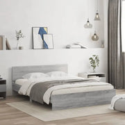 Grijs Sonoma bedframe voor een stabiele en stijlvolle slaapkamer - Bedden & bedframes