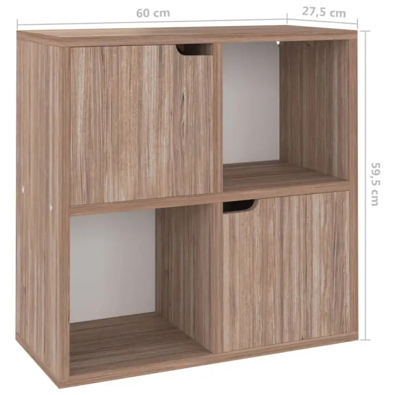 Grijs Sonoma boekenkast van bewerkt hout voor een overzichtelijke ruimte - grijs sonoma eikenkleurig / 1 - Boekenkasten
