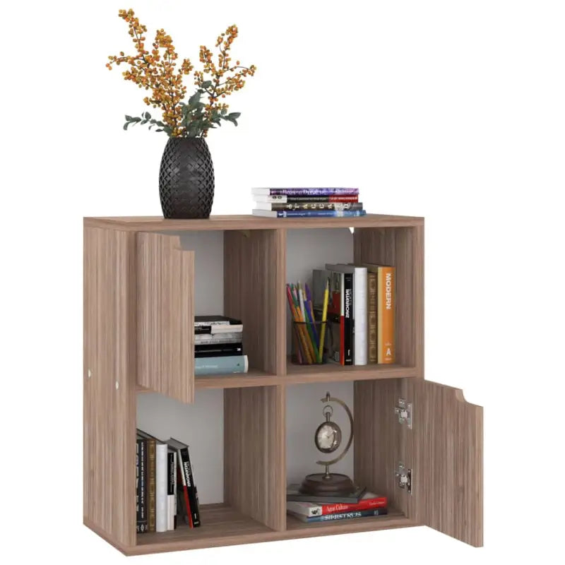 Grijs Sonoma boekenkast van bewerkt hout voor een overzichtelijke ruimte - grijs sonoma eikenkleurig / 1 - Boekenkasten