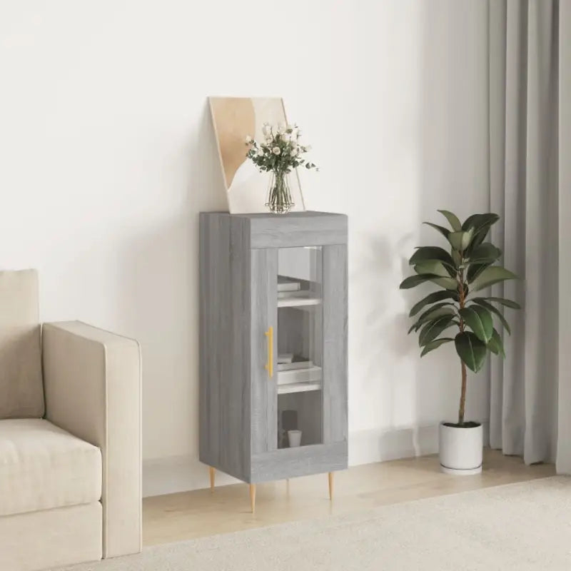 Grijs Sonoma dressoir in bewerkt hout met tijdloze uitstraling - Grijs sonoma / 1 - Dressoirs & buffetkasten