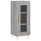 Grijs Sonoma dressoir in bewerkt hout met tijdloze uitstraling - Dressoirs & buffetkasten
