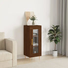 Grijs Sonoma dressoir in bewerkt hout met tijdloze uitstraling - bruin eikenkleur / 1 - Dressoirs & buffetkasten