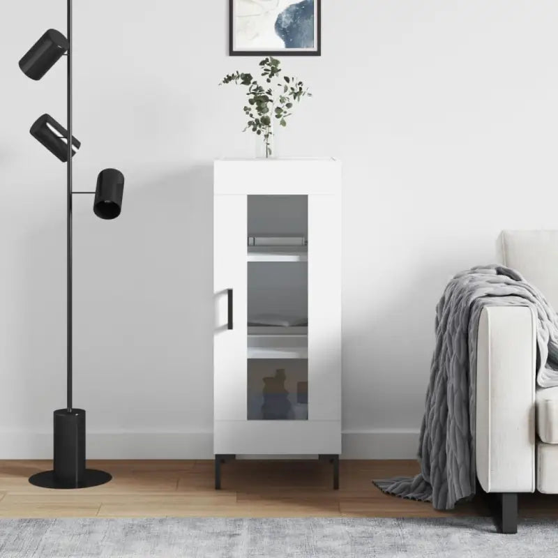 Grijs Sonoma dressoir in bewerkt hout met tijdloze uitstraling - Wit / 1 - Dressoirs & buffetkasten