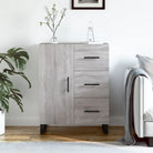 Grijs Sonoma Dressoir met bewerkt hout voor een tijdloze uitstraling - Dressoirs & buffetkasten