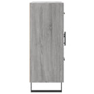 Grijs Sonoma Dressoir met bewerkt hout voor een tijdloze uitstraling - Dressoirs & buffetkasten