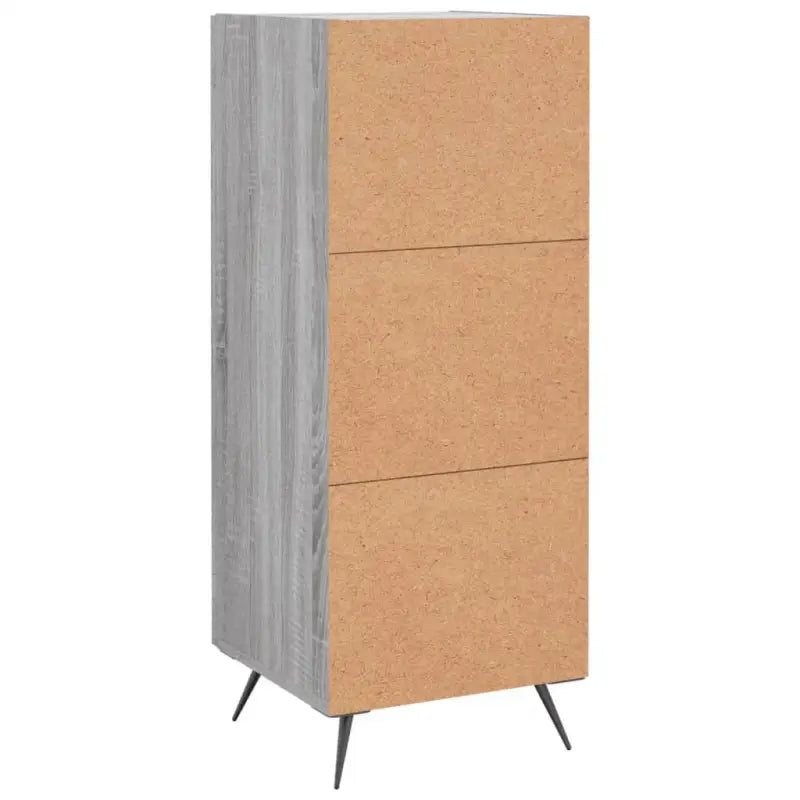 Grijs Sonoma dressoir met metalen poten en bewerkt hout - Dressoirs & buffetkasten