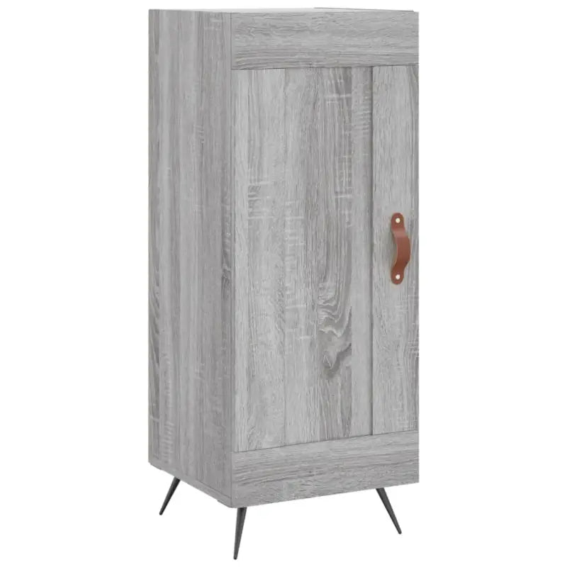 Grijs Sonoma dressoir met metalen poten en bewerkt hout - Dressoirs & buffetkasten