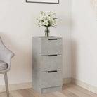 Grijs Sonoma dressoir van bewerkt hout met eenvoudig ontwerp - Betongrijs / 1 - Dressoirs & buffetkasten
