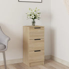 Grijs Sonoma dressoir van bewerkt hout met eenvoudig ontwerp - Sonoma eiken / 1 - Dressoirs & buffetkasten