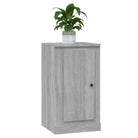 Grijs Sonoma dressoir van bewerkt hout met tijdloze uitstraling - Dressoirs & buffetkasten