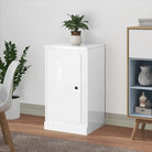 Grijs Sonoma dressoir van bewerkt hout met tijdloze uitstraling - Hoogglans wit / 1 - Dressoirs & buffetkasten