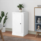 Grijs Sonoma dressoir van bewerkt hout met tijdloze uitstraling - Wit / 1 - Dressoirs & buffetkasten