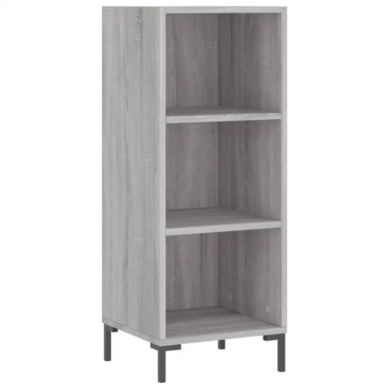 Grijs Sonoma dressoir van bewerkt hout voor een tijdloze uitstraling - Dressoirs & buffetkasten
