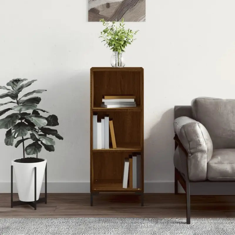 Grijs Sonoma dressoir van bewerkt hout voor een tijdloze uitstraling - Bruineiken / 1 - Dressoirs & buffetkasten
