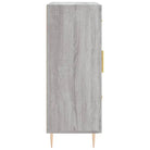 Grijs Sonoma Dressoir van Bewerkte Hout met Tijdloze Look - Dressoirs & buffetkasten