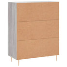 Grijs Sonoma Dressoir van Bewerkte Hout met Tijdloze Look - Dressoirs & buffetkasten