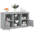 Grijs Sonoma Eiken Dressoir met RGB LED Verlichting voor Moderne Huiskamers - Betongrijs / 1 - Dressoirs & buffetkasten