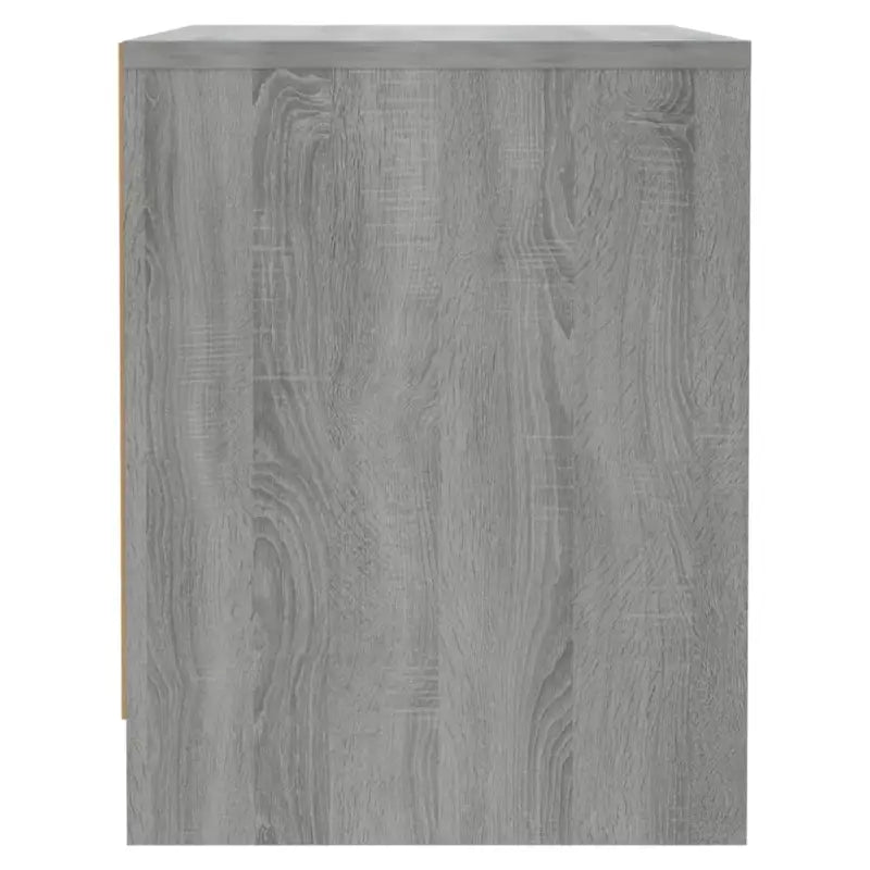 Grijs Sonoma nachtkastje van bewerkt hout met tijdloos design - Nachtkastjes