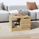 Grijs Sonoma salontafel van bewerkt hout voor een elegante uitstraling - Sonoma eiken / 1 - Salontafels
