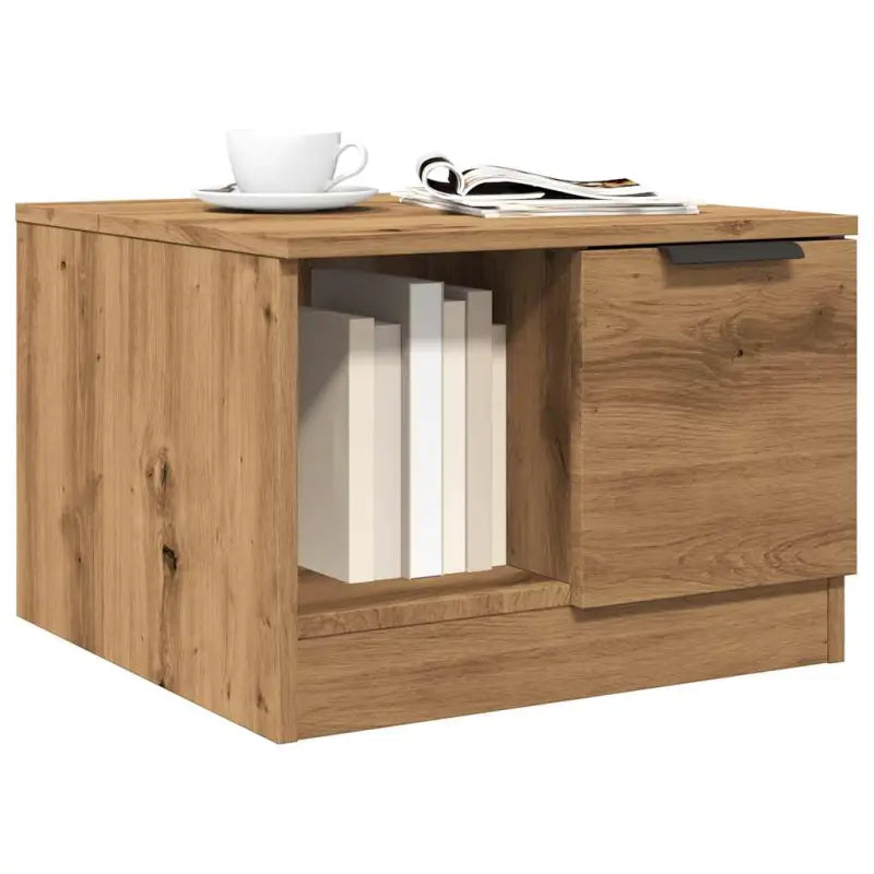 Grijs Sonoma salontafel van bewerkt hout voor een elegante uitstraling - artisanaal eikenkleurig / 1 - Salontafels