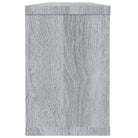 Grijs Sonoma wandplanken van bewerkt hout voor elegante woonkamerstijl - Grijs sonoma / 6 / 1 - Wandplanken