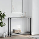 Grijze Sonoma bijzettafel met bewerkt hout en verstelbare poten - Grijs sonoma / 1 / 100 cm - Bijzettafels