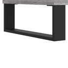 Grijze Sonoma dressoir met bewerkt hout en ijzeren Poten - Dressoirs & buffetkasten