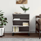 Grijze Sonoma dressoir met bewerkt hout en ijzeren Poten - Grijs sonoma / 1 - Dressoirs & buffetkasten