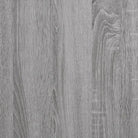 Grijze Sonoma dressoir met houten poten en bewerkt hout - Dressoirs & buffetkasten
