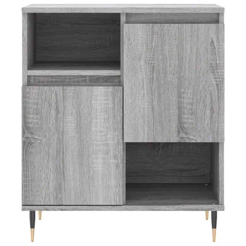 Grijze Sonoma dressoirs en buffettafels van bewerkt hout - Dressoirs & buffetkasten