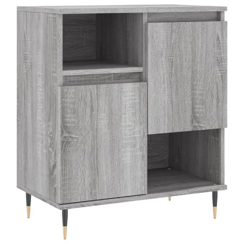 Grijze Sonoma dressoirs en buffettafels van bewerkt hout - Dressoirs & buffetkasten