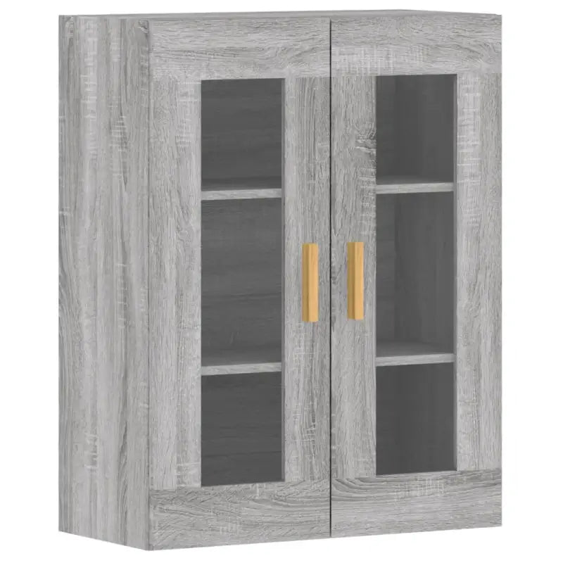 Grijze Sonoma Dressoirs met Extra Opbergruimte en Bewerkt Hout - Dressoirs & buffetkasten