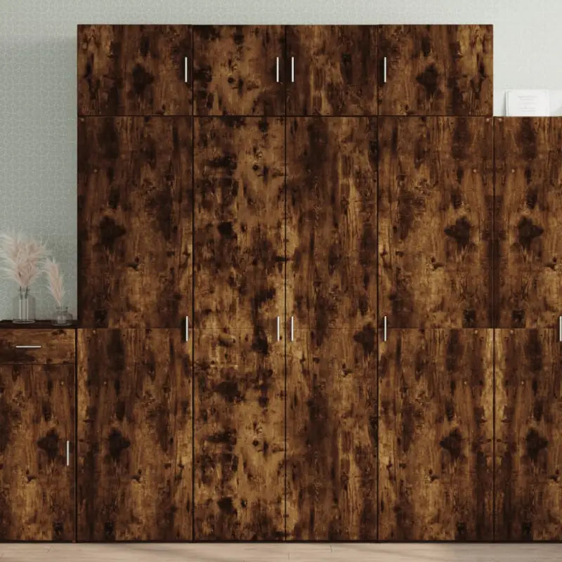 Grijze Sonoma Dressoirs van bewerkt hout voor extra opbergruimte - Gerookt eiken / 1 - Dressoirs & buffetkasten