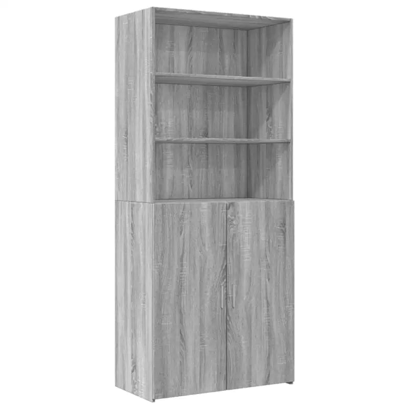 Grijze Sonoma Dressoirs van bewerkt hout voor extra opbergruimte - Dressoirs & buffetkasten