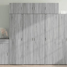 Grijze Sonoma Dressoirs van bewerkt hout voor extra opbergruimte - Grijs sonoma / 1 - Dressoirs & buffetkasten