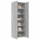 Grijze Sonoma Dressoirs van bewerkt hout voor extra opbergruimte - Dressoirs & buffetkasten