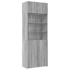 Grijze Sonoma Dressoirs van bewerkt hout voor extra opbergruimte - Dressoirs & buffetkasten
