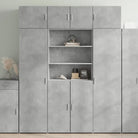 Grijze Sonoma Dressoirs van bewerkt hout voor extra opbergruimte - Betongrijs / 1 - Dressoirs & buffetkasten