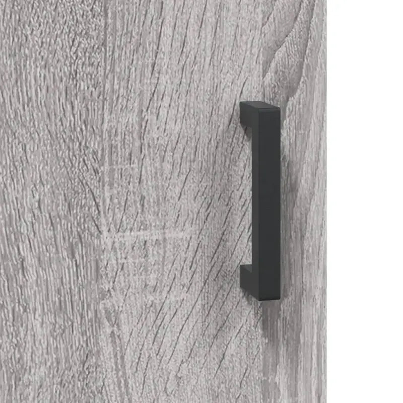 Grijze Sonoma hoge kast met metalen poten voor een moderne uitstraling - Dressoirs & buffetkasten
