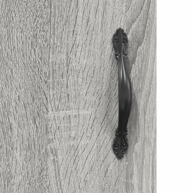 Grijze Sonoma hoge kast van bewerkt hout met duurzame charme - Dressoirs & buffetkasten