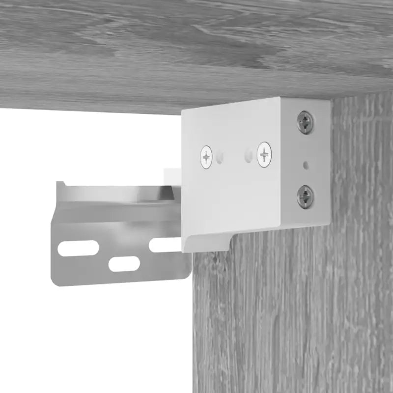 Grijze Sonome badkamermeubelset muur gemonteerd van bewerkt hout - Badkamermeubelsets