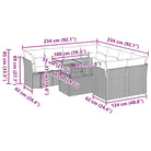 Grijze tuin loungeset met gepoedercoat staal en waterdichte tas - Tuinsets