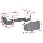 Grijze tuin loungeset met gepoedercoat staal en waterdichte tas - Tuinsets